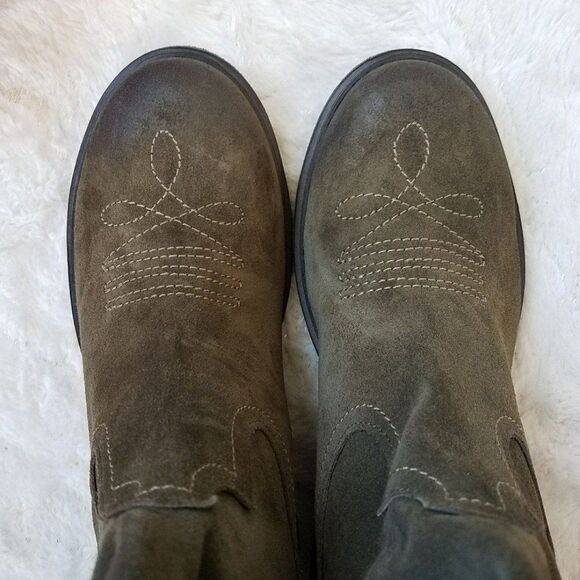 Free People Collection - Arya Riding Suede Tall Boots - Picture 11 of 12